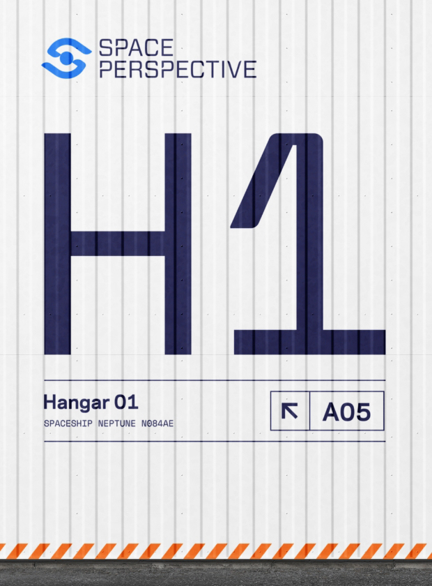 Space Perspective Hangar 01 Signage